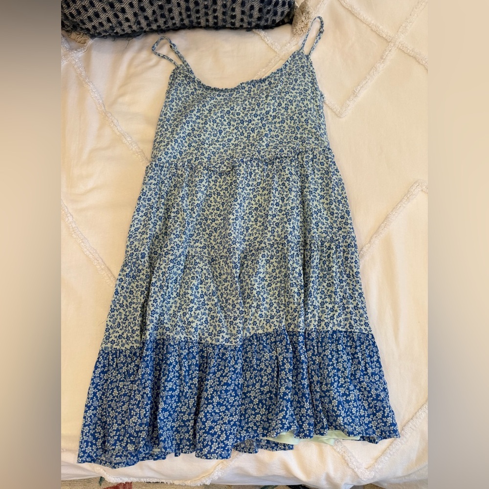 BP Blue Floral Mini Dress